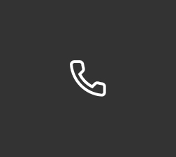 White phone icon on dark gray square background